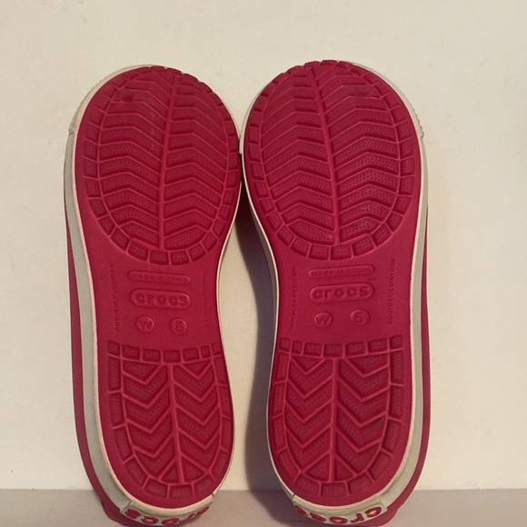 Crocs Fuchsia Pink  Airy Ballet Flats - Picture 7 of 8